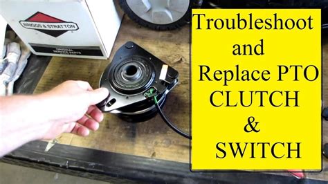 The last step in removing the belt is to remove the hex bolt from the center of the electric PTO clutch. . How to test a electric pto clutch